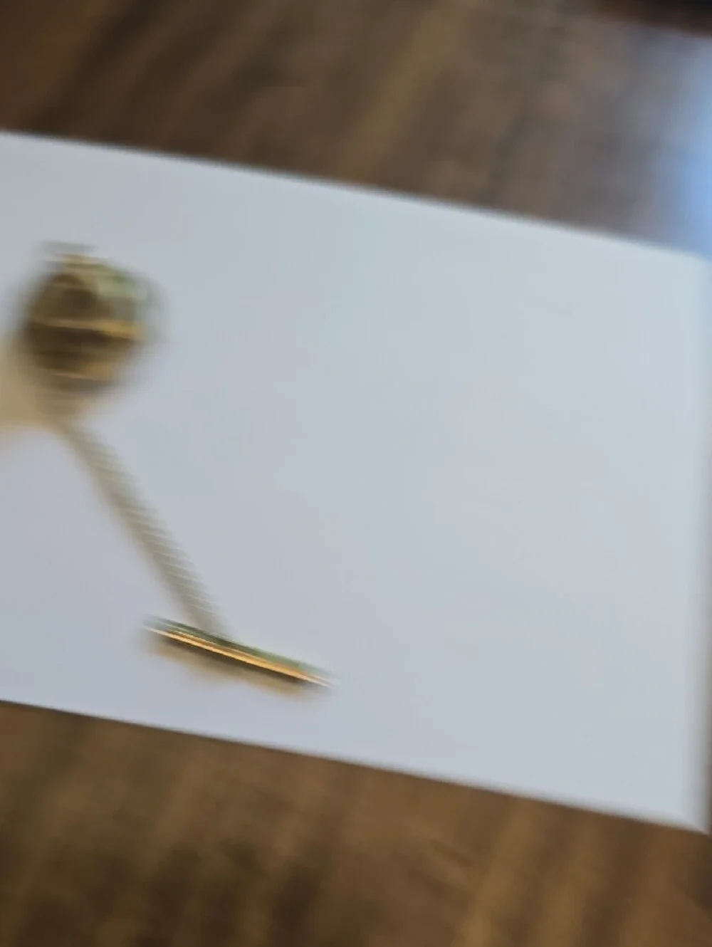 Gold-Tone Multistone Round Tie Pin for Men